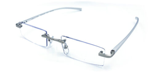 Aluminum Silver Lightweight Reading Glasses